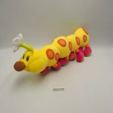MD0206 Super Mario Bros Wiggler Caterpillar Sanei L12" Plush Toy Doll Japan