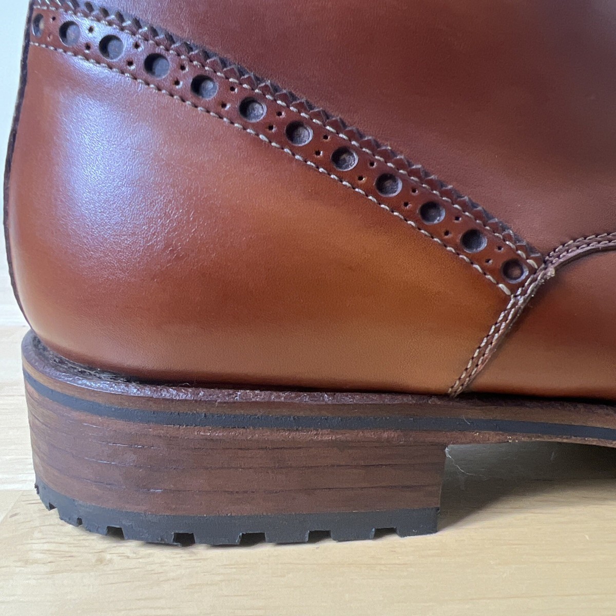 16545 MAGNANNI Brown Leather WINGTIP Chukka Boots Size 9 | eBay display picture 3