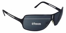 SFx Replacement Sunglass Lenses fits Prada SPR54H - 69mm Wide