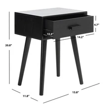 Safavieh LYLE ONE DRAWER SIDE TABLE, Reduced Price 2172764540 ACC5702D