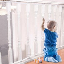 Banister Guard Baby Pet Safety Mesh 15ft x 3ft Stair Railing Cover