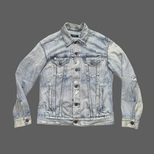 ABLE Light Wash Denim Trucker Jacket Women's Medium