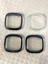 4-Pack Screen Protector Case Compatible with Fitbit Sense 2/Versa 4, Soft TPU B.