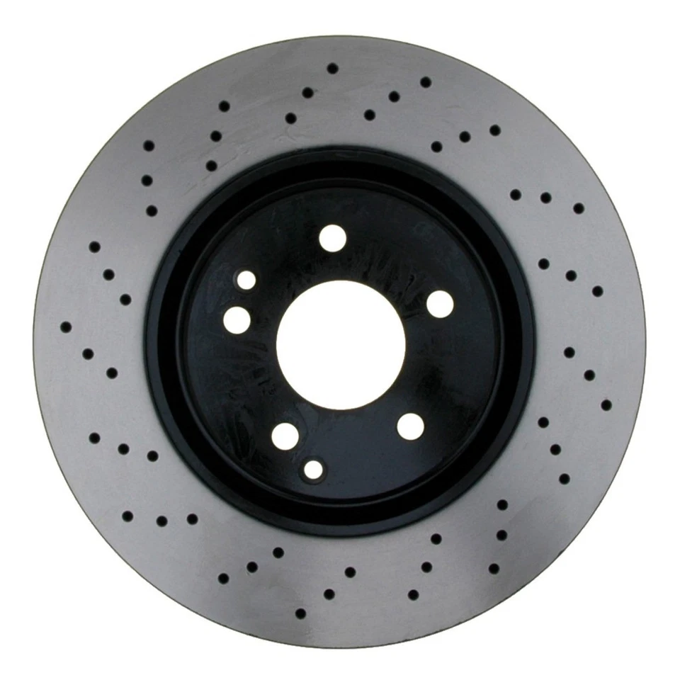 Rotor de freno delantero ACDelco genuino para Mercedes-Benz SLK300 2009-2011 | hierro fundido Foto 3 de 4