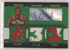 2006 Topps Triple Threads Relic Emerald 6/18 Shelden Williams #TTRA-112 Auto 1u6