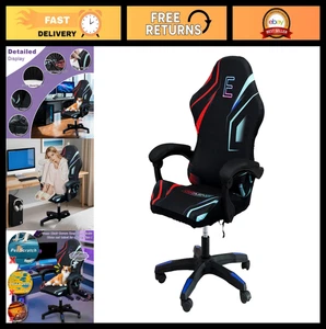 Universal Gaming Chair Cover - 3D Printed One-Piece Seat & Armrest Slipcover