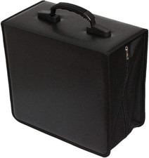 Disc CD DVD Bluray Storage Holder Solution Binder Sleeves Carrying Case 400 Cap