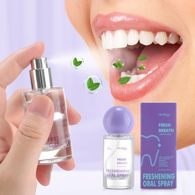 Minty Fresh Breath Freshener Mouth Oral Spray For Bad Breath Long Lasting 20ml