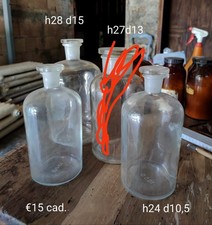 Lotto tre Antiche bottiglie bottigliette farmaceutica farmacia farmaceutiche