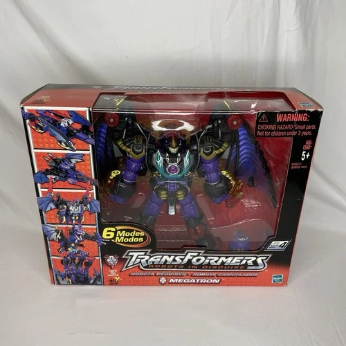 Hasbro Transformers Robots In Disguise Megatron Figure 2001 Open Box Vintage Toy