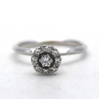 Ring 750 Gold 18 Karat Weißgold Diamant Damen Wert 1600,-