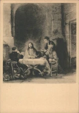 Religious De Emmausgangers (Supper Emmaus),Louvre Museum VAN LEER Postcard