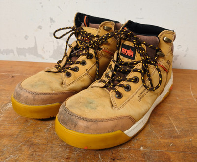 Scruffs SWITCHBACK 3 HELLBRAUN Sicherheit Wanderer Arbeitsstiefel Aluminium Zehenkappe UK 8 EUR 42