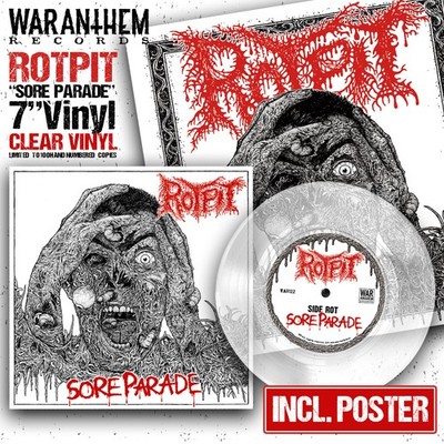 ROTPIT - sore parade 7'' clear