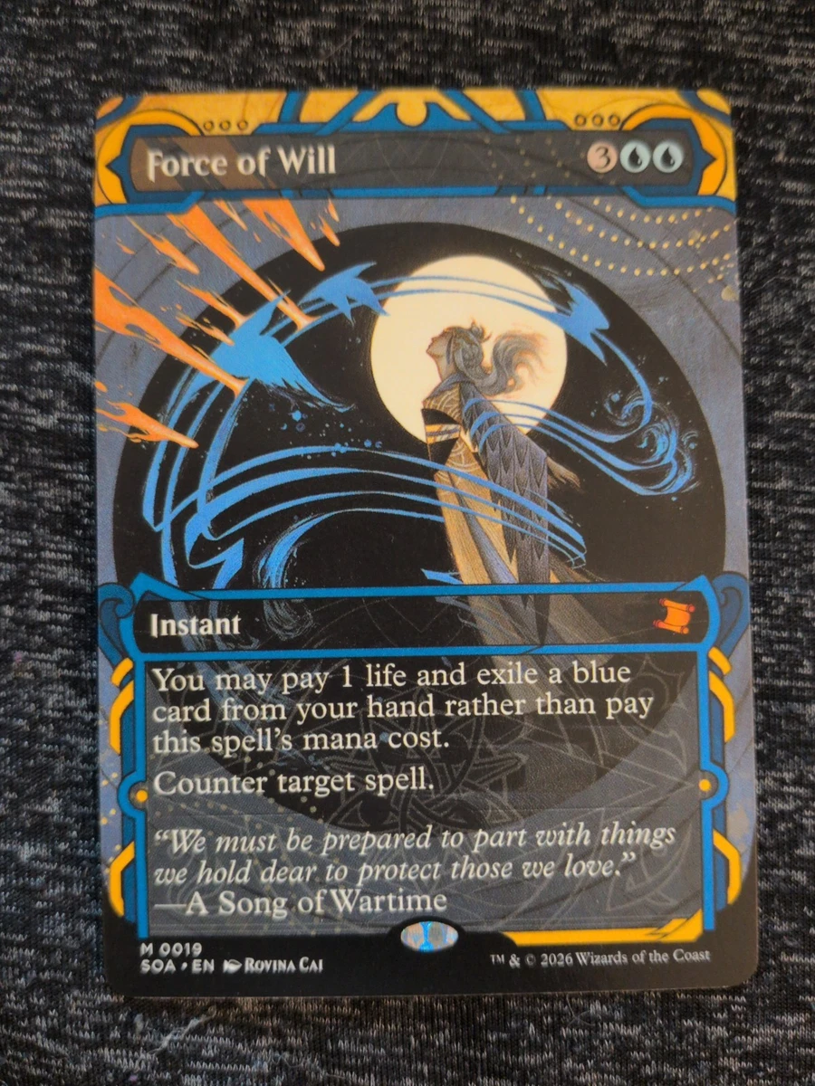 Collectible Individual Force of Will Card Games in English for