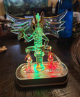 Light Up Crystal Dragon Figurine LED Color Changing Fantasy Statue Decor — photo 1