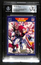 Joe Jacoby Signed 1989 Pro Set Washington Redskins Card Beckett