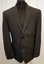 Next Tailoring Blazer Suit Jacket Formal Dress Charcoal Grey 40S A5446