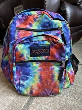 Jansport Big Student Tie-Dye Backpack Rainbow...