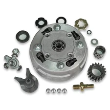 CLEO Clutch Assembly, 17 Teeth, Fits Semi Auto 50cc-125cc Dirt Bike, ATV