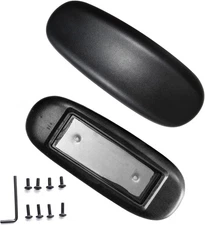 Set of 2 Ergonomic Arm Pads for Office Chairs - 4" Mounting Hole Universal Fit