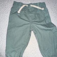 Carter's Green Jogger Pants 9m Baby  Toddler Elastic Waist Drawstring Pockets