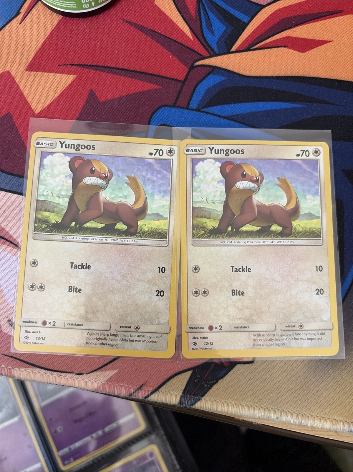 Pokemon Card Yungoos 12/12 Holo Rare McDonald's Promo 
