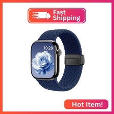 Braided Stretchy Band Compatible with Apple Watch Bands 38mm 40mm 41mm 42mm 44mm