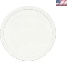 Microwave Safe 2.5Qt White Plastic Lid - Ideal Food Storage Solution