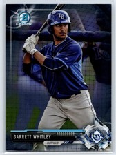 2017 Bowman Garrett Whitley Rookie Tampa Bay Rays RC #BCP53