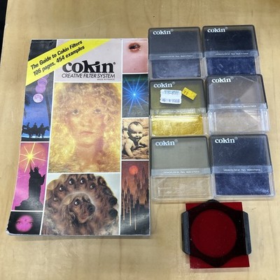 Cokin Filter Lot  With Filter System Book , 7 Filters