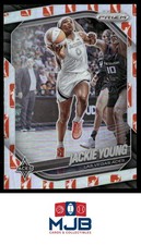 2025 Panini Prizm WNBA Jackie Young WNBA Logo Prizms #23 Las Vegas Aces