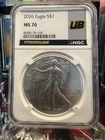 2026 ASE Eagle S $1 MS70 NCG ULTRA BREAKS 1oz Silver