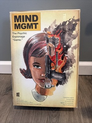 MIND MGMT:The Psychic Espionage ''Game'' (2021) Off the Page Games New Open Box 