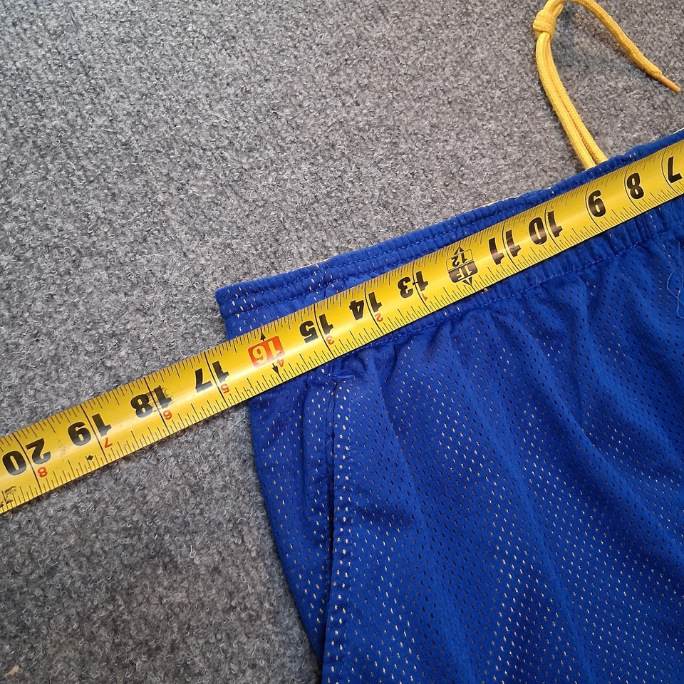 AND1 Malla Baloncesto Pantalones Cortos Hombre Grande Azul Dorado Foto 4 de 4