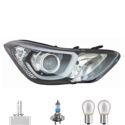 Xenon Scheinwerfer rechts elektrisch inkl. OSRAM Lampen D5S für Hyundai Elantra
