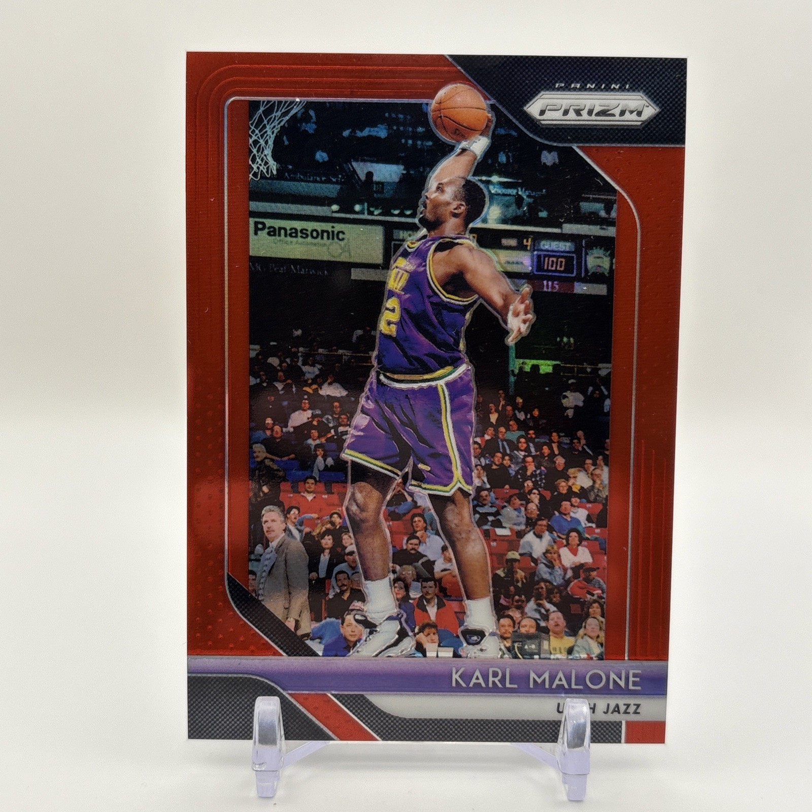 2018-19 Panini Prizm Red Prizm /299 Karl Malone #75 HOF