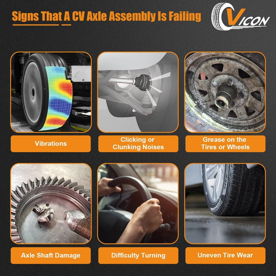 Par de ejes CV para Hyundai Elantra 1,8 L 2011-2016 automático delantero izquierdo y derecho Foto 3 de 4