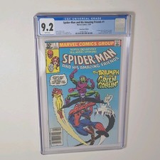 Spider-Man and His Amazing Friends #1 Newsstand, CGC 9.2 NM-, WP (Marvel, 1981)