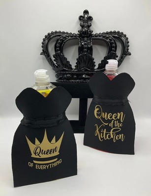 Queen of Everything Kitchen Dish Soap Dress Cover, Dish Soap, Dish Soap Bottle