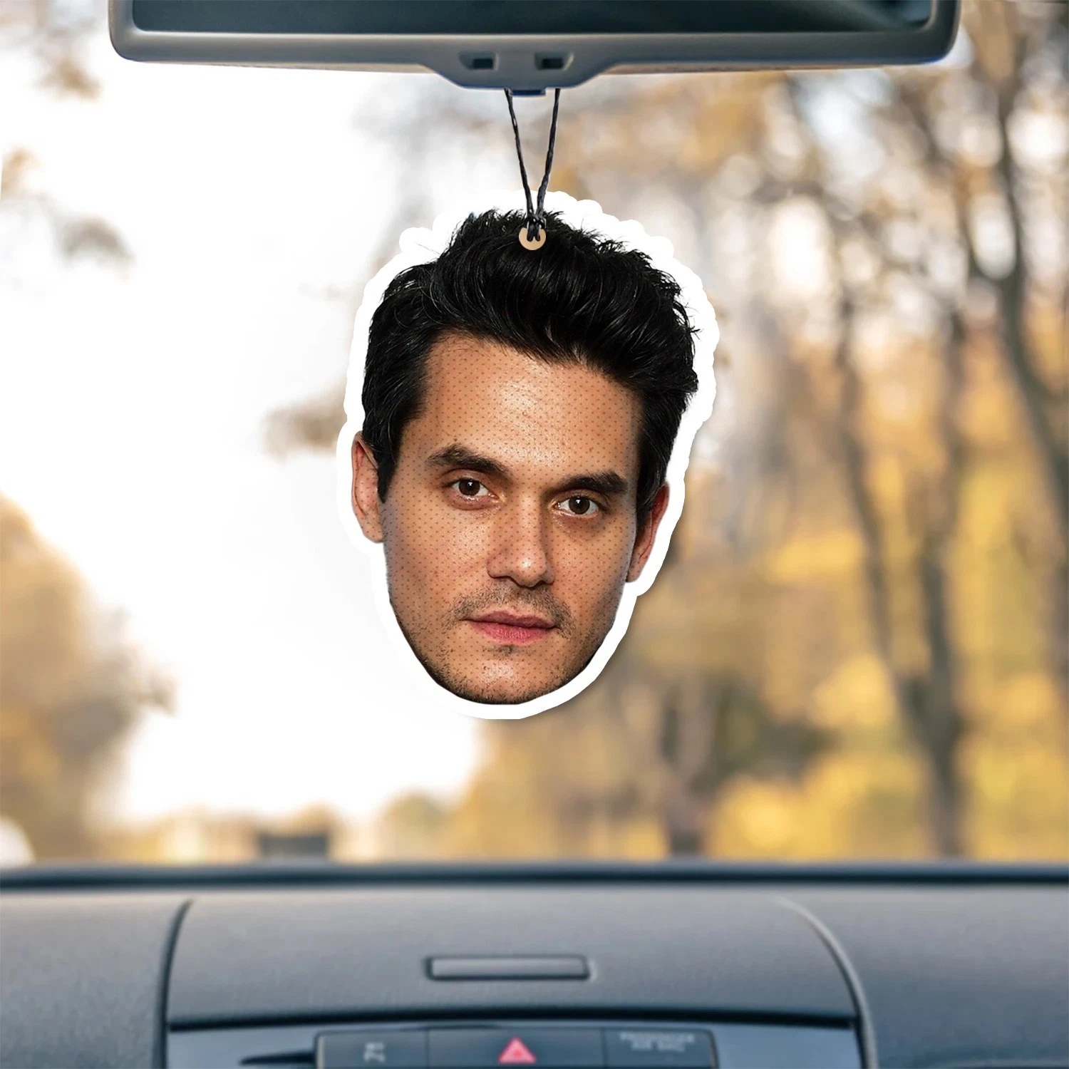 John Mayer Unscented Hanging Car Air Freshener Freshie
