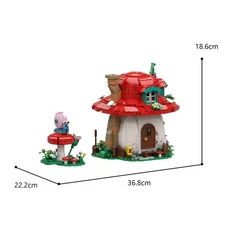 Hot Sale Mushroom House Model 1048 Building Kit for Kids and Adults
