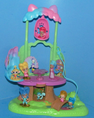 Gabby's Dollhouse Transforming Garden Treehouse w/Shimmer & Shine Figures L@@K