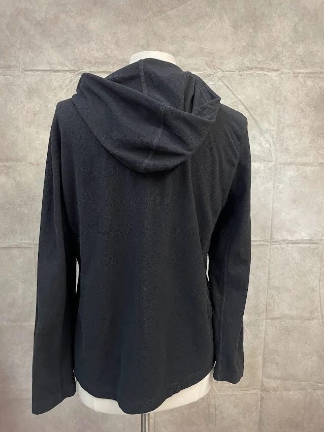 Chaqueta Everlast Sport Active para mujer con cremallera completa negra con capucha talla XL Foto 3 de 4