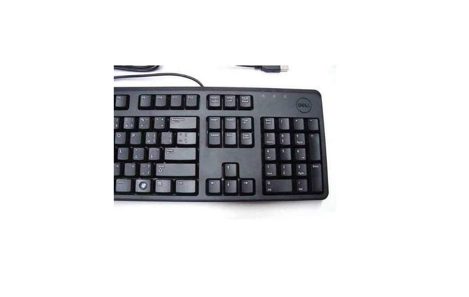 DELL USB Keyboard BLACK SLIM CZECH Layout QWERTY , NEW STYLE ( 74X28 M0MK1 )  - Image 2 of 2