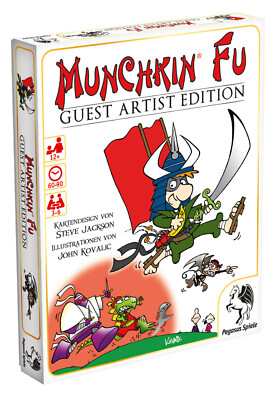 MUNCHKIN FU - GUEST ARTIST EDITION (Kovalic Version) - Card Game - New #17233G