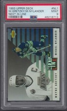 WAYNE GRETZKY, MIKAEL NYLANDER, 1993 Upper Deck Next in Line #NL1, PSA 9, HOF