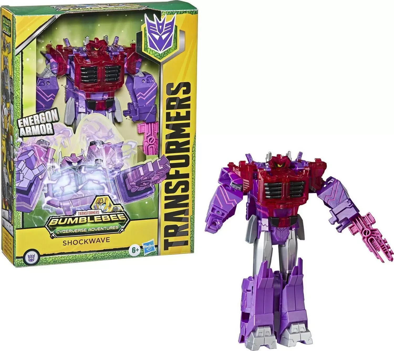 Transformers Bumblebee Cyberverse ADVENTURES - Shockwave ACTION Figure TRANSFORM