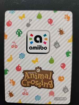Nintendo Animal Crossing Amiibo Card Series 1 #014 Luna Authentic