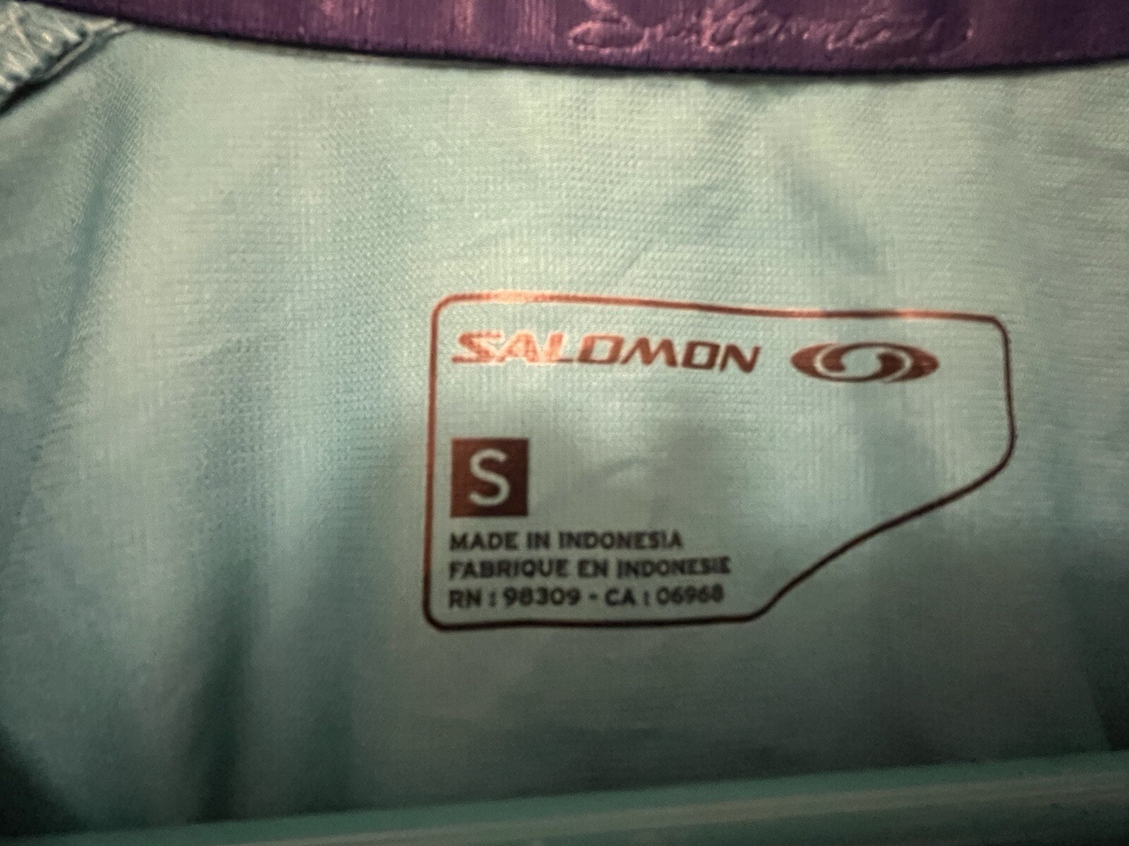 Salomon Climawind Giacca Vento Ciclismo Corsa Donna Taglia S